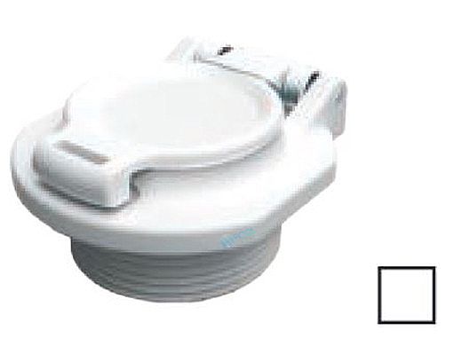 AquaStar Safety Vacuum Lock Wall Fitting 2" | White | VLK20T01