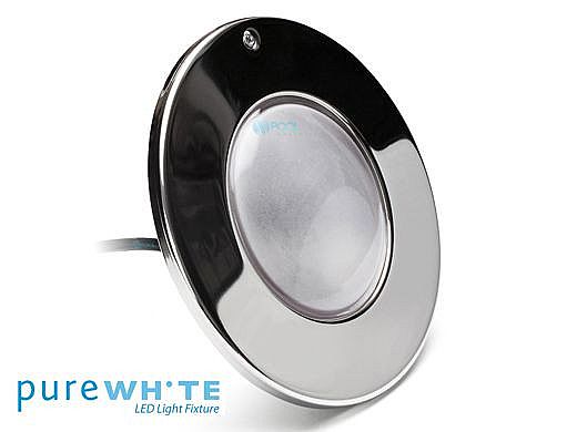 J&J Electronics PureWhite LED Pool Light LI Series | 120V Cool White Equivalent to 300W 300' Cord | LPL-F1W-120-300-P 21152