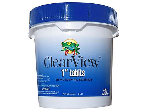 ClearView 1" Tablets Slow Dissolving Chlorine Tabs | 50 LB | CVTS050