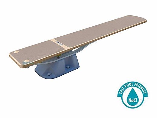 SR Smith Salt Pool Jump System With TrueTread Board Complete | 8' Taupe with Tan Top Tread | 68-207-57810T