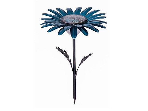 Desert Steel Daisy Solar Garden Light | Teal | 409-305