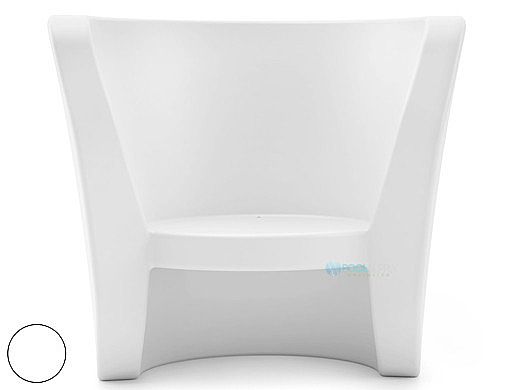 Ledge Lounger Affinity Collection Outdoor Chair | White | LL-AF-CR-W