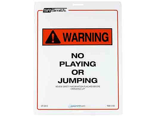 SR Smith Pool Lift Warning Sign | 900-5100A