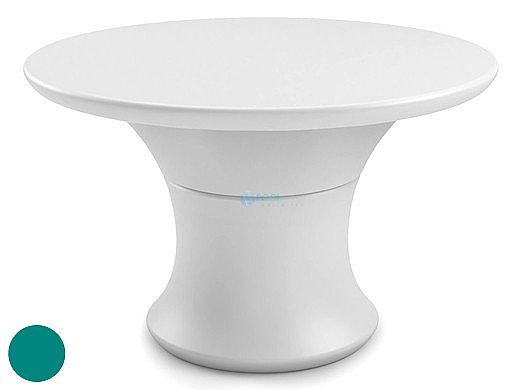 Ledge Lounger Affinity Collection 48" Round Outdoor Dining Table | Teal | LL-AF-DT-48RD-TL
