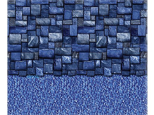 15' Round Blue Slate 52" EZ-Bead Liner | Standard Gauge | LA5RB1500BS2STX