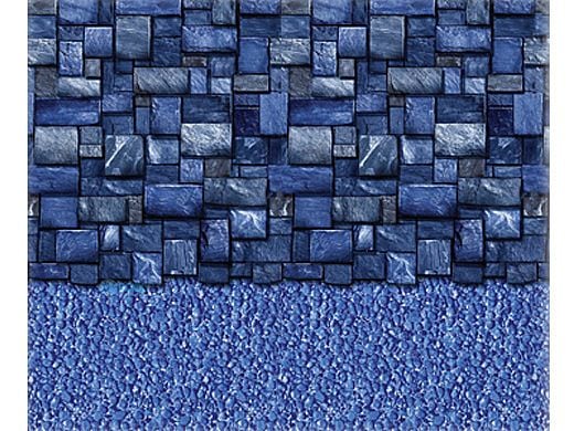 24' Round Blue Slate 54" EZ-Bead Liner | Standard Gauge | LA5RB2400BS4STX
