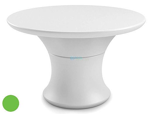 Ledge Lounger Affinity Collection 60" Round Outdoor Dining Table | Lime Green | LL-AF-DT-60RD-LG