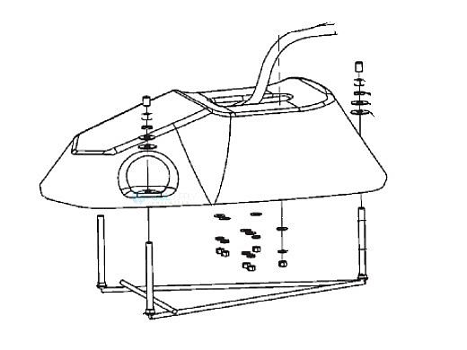 SR Smith 7' T7 Base and Jig with Jig to Base Stainless Steel Mounting Hardware | Autumn Sun | T7-NBASE-58