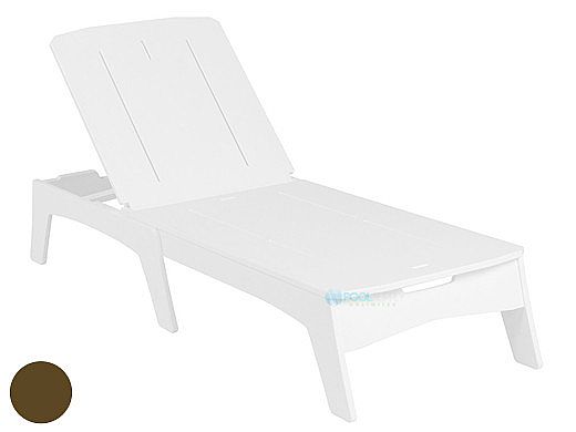 Ledge Lounger Mainstay Collection Chaise | Brown | LL-MS-C-BN