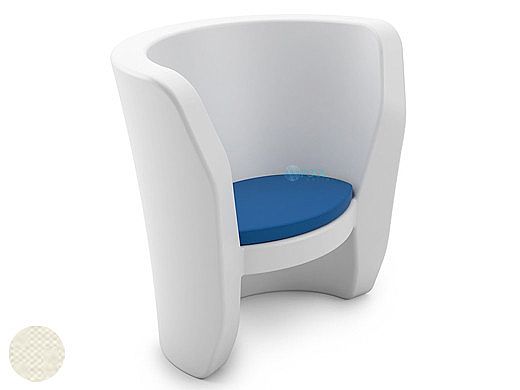 Ledge Lounger Affinity Collection Outdoor Chair Seat Cushion | Standard Fabric Oyster | LL-AF-CR-SC-STD-4642