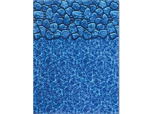 Pebble Springs 38' x 18' Pebble Oval 15 Mil Thickness E-Z Clip Liner | 52" and 54" Wall Heights | 3000 Series - Standard Duty (SD) | 5-3818 PEBBLE 2