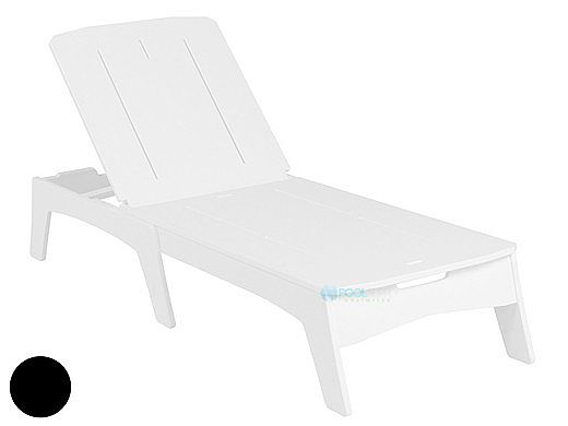 Ledge Lounger Mainstay Collection Chaise | Black | LL-MS-C-BK