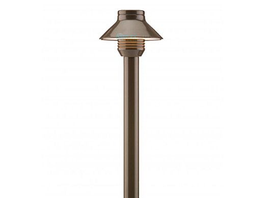 FX Luminaire SP-A 20W Path Light | Weathered Iron | 18" Riser | SPALED20W18RWI