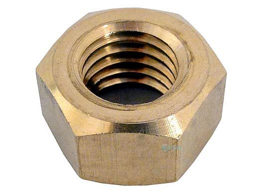 Pentair EQ Series Hex Head Nut 5/8-11 | Brass | 5 Pack | 356776