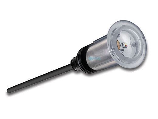 J&J Electronics ColorSplash VU Nicheless RGB Series LED Pool and Spa Light Fixture | 8W 12V 30' Cord | LPL-R1C-12-30