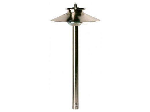 FX Luminaire DelMare Pathlight | 12" Riser | 20W G4 Xenon | Nickel Plate | DM-20-12R-NP
