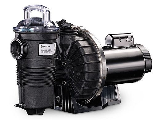 Pentair Challenger High Pressure Energy Efficient Pool Pump | 3 Phase | 208V/460V 1.5HP Full Rated | 345303