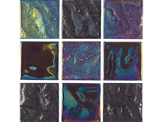 National Pool Tile Equinox 2x2 Glass Tile | Multicolor | EQX-AURORA2X2
