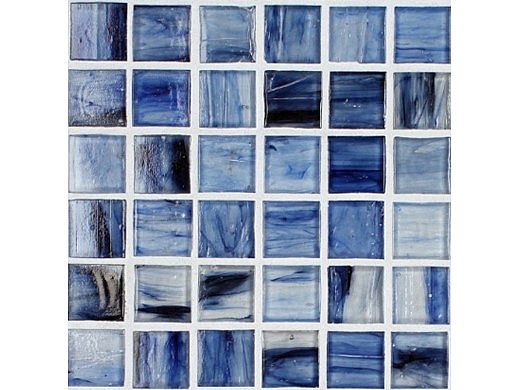 National Pool Tile Boutique Tozen Series 1x1 Glass Tile | Antimony Natural | TOZ-1X1 ANTIMONY NAT