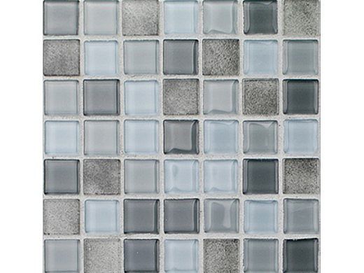 National Pool Tile Boutique Ibiza .75in x .75in Glass Tile | Azure | IBZ-AZURE