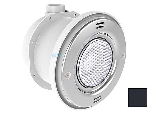 Pentair In-Floor formerly A&A Manufacturing QuikBrite Adjustable Angle White LED Pool and Spa Light | 12V 50' Cord | Black Trim Plate | 579622