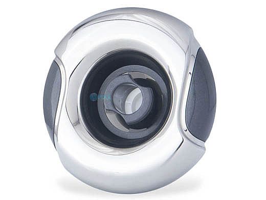 Custom Molded Products 2" Spa Master Wave Design Gunite Jet | Directional Internal | Stainless Steel Gray | 25591-111-000