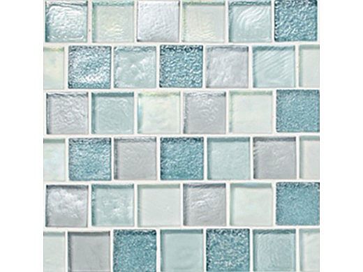 National Pool Tile Oceanscapes 1x1 Glass Tile | Pacifica | OCN-PACIFICA
