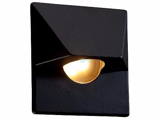FX Luminaire MO LED Wall Light | Flat Black | Zone Dimming with Color | Square | MOZDCSQFB