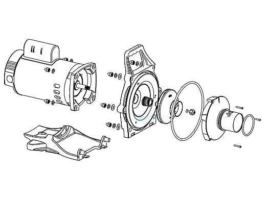 Pentair Power End Assembly | 401607Z