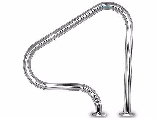 Inter-Fab Deck Top Mounted G3D Figure 4 Grab Rail Single | 1.90" x .049" Thickness 316L Marine Grade Stainless Steel | G3D049-SINGLE-MG