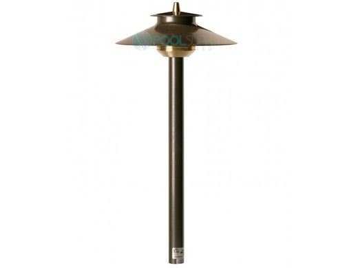 FX Luminaire DM Zone Dimming Color LED Path Light | 12" Riser | Bronze Metallic | DMLEDTABZ-GZDC12RABZ KIT