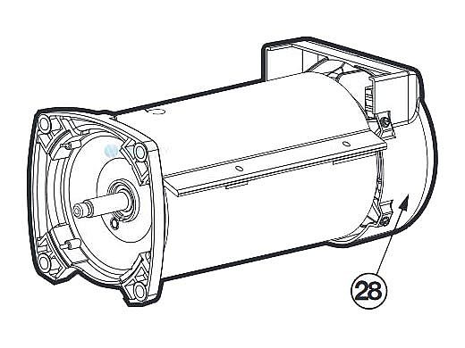 Hayward Ecostar Motor Fan Shroud | SPX3400FAN