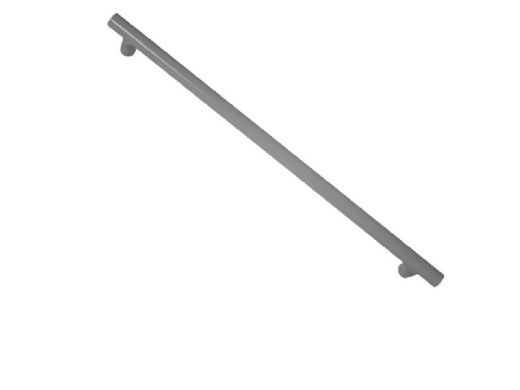 Saftron 2-Post Safety & Exercise Support Bar | .25 Thickness 1.90" OD | 5" W x 24" L | Single | Graphite Gray | X-24-GG