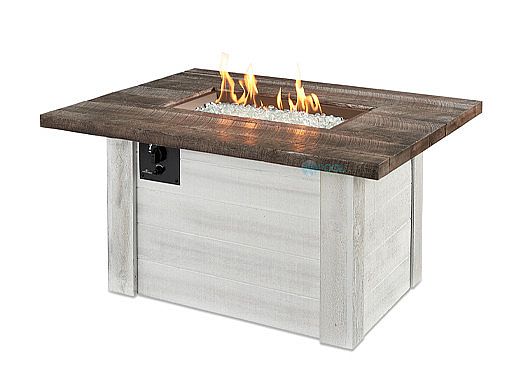 Outdoor GreatRoom Alcott Rectangular Gas Fire Pit Table | ALC-1224