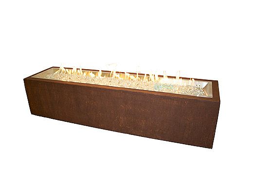 Outdoor GreatRoom Cortlin Linear Gas Fire Pit Table | COR-1264