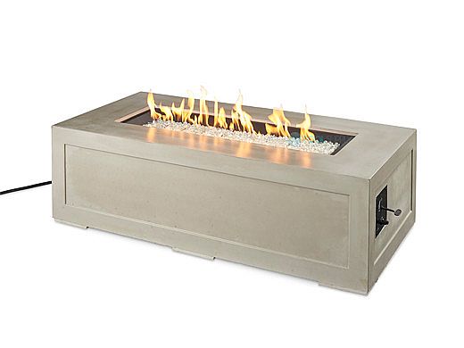 Outdoor GreatRoom Cove Linear Gas Fire Pit Table | CV-1242