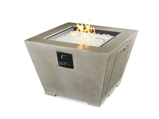 Outdoor GreatRoom Cove Square Gas Fire Pit | CV-2424