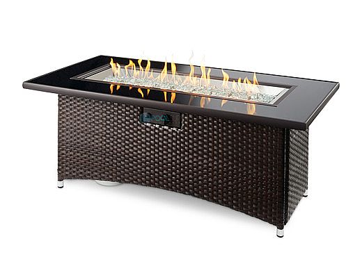 Outdoor GreatRoom Balsam Montego Linear Gas Fire Pit Table | MG-1242-BLSM-K