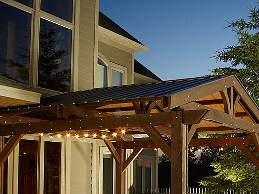 Outdoor GreatRoom Forest Green Metal Roof for Lodge II | ROOF-METAL