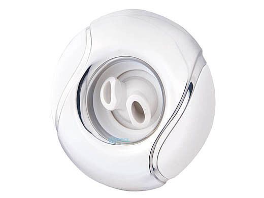Custom Molded Products 2" Spa Master Wave Design Gunite Jet | Double Roto Internal | White | 25591-130-000