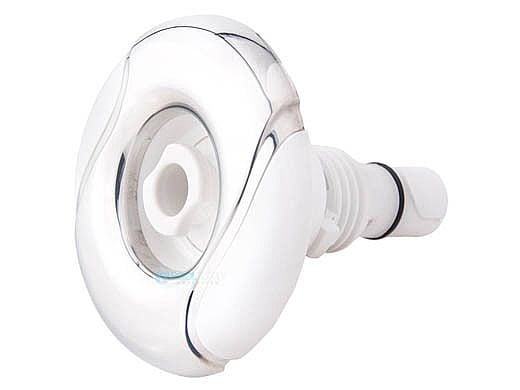 Custom Molded Products 2" Spa Master Wave Design Gunite Jet | Directional Internal | Stainless Steel White | 25591-110-000