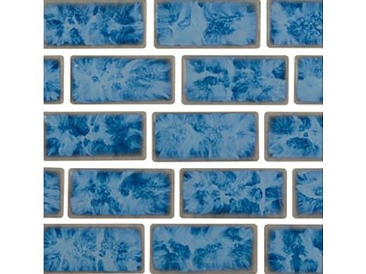 National Pool Tile Tropics 1x2 Series | Aqua | TRO-AQUA BRK