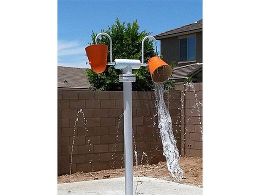 Rain Deck Dumping Bucket 2 with Footing Base | RD313-0