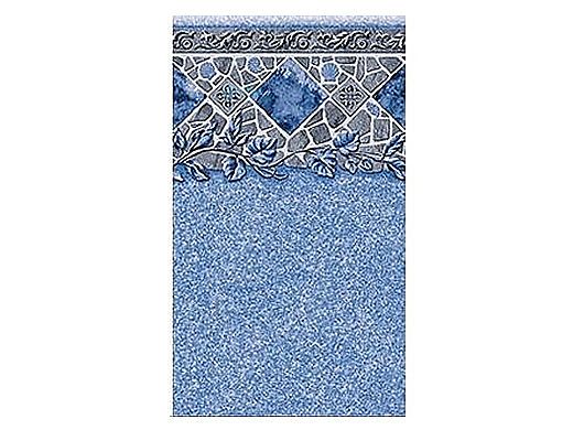 12' x 20' Oval 52" - 54" Athena Pattern E-Z Bead 20 Mil Liner | 4000 Series - Heavy Duty (HD) Beaded Liner | 5-2012 ATHENA 2