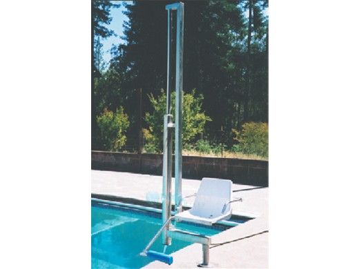 Aquatic Access Above-Deck 180-Degree Seat Rotation Pool Lift for Pools / Spas with Automatic Covers Or Unusual Design | IGAT-180-AD