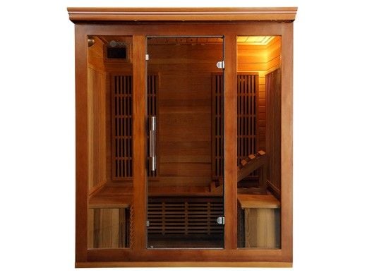 HeatWave Cedar Elite 3-4 Person Infrared Sauna with 9 Carbon Heaters | SA1315