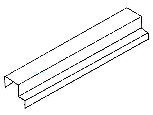 Pentair MegaTherm 1200 Front/Rear Tile Cover | 10534206