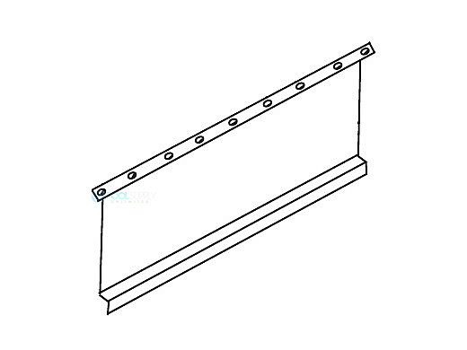 Pentair MegaTherm 1430 Flue Collector Front Support | 10534407