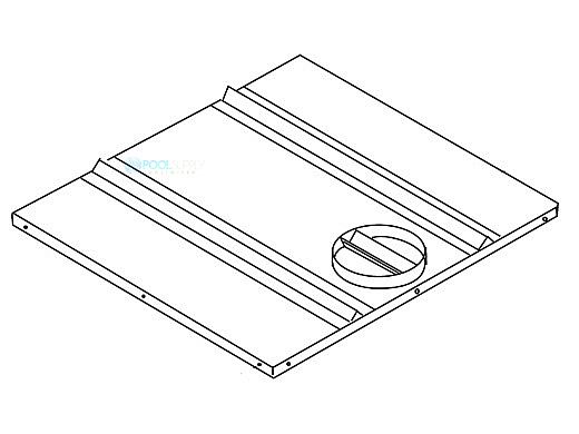 Pentair MegaTherm 500 Top Panel Assembly | 10535701