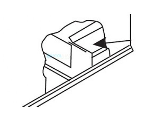 Pentair MegaTherm Right Drafthood Relief Baffle | 10540901
